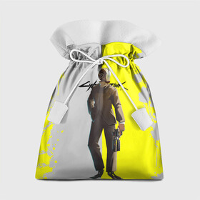 Подарочный 3D мешок с принтом CYBERPUNK 2077 | КИБЕРПАНК (Z) в Тюмени, 100% полиэстер | Размер: 29*39 см | cd project red | cyberpunk 2077 | keanu reeves | samurai | vi | арасака | ви | киану ривз | киберпанк 2077 | найт сити | самураи