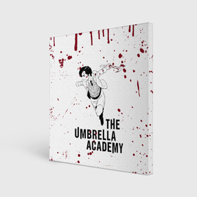 Холст квадратный с принтом Number 5 | The Umbrella Academy (Z) в Тюмени, 100% ПВХ |  | 5 | dark horse comics | netflix | number 5 | the umbrella academy | umbrella | академия амбрелла | комикс | комильфо | номер 5 | реджинальд харгривз | харгривз | хэйзел