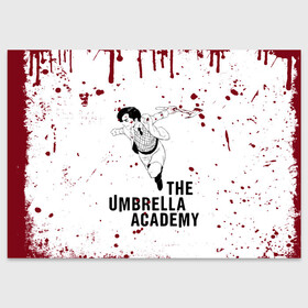 Поздравительная открытка с принтом Number 5 | The Umbrella Academy (Z) в Тюмени, 100% бумага | плотность бумаги 280 г/м2, матовая, на обратной стороне линовка и место для марки
 | Тематика изображения на принте: 5 | dark horse comics | netflix | number 5 | the umbrella academy | umbrella | академия амбрелла | комикс | комильфо | номер 5 | реджинальд харгривз | харгривз | хэйзел