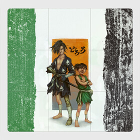 Магнитный плакат 3Х3 с принтом Хяккимару и Такебо | Дороро (Z) в Тюмени, Полимерный материал с магнитным слоем | 9 деталей размером 9*9 см | anime | dororo | hyakkimaru | manga | аниме | дороро | манга | такебо | фентази | фэнтази | хяккимару