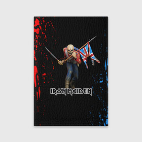 Обложка для паспорта матовая кожа с принтом IRON MAIDEN | АЙРОН МЕЙДЕН (Z) в Тюмени, натуральная матовая кожа | размер 19,3 х 13,7 см; прозрачные пластиковые крепления | dave | iron maiden | murray | music | percy harris | rock | адриан смит | айрон мэйден | брюс дикинсон | дэйв мюррей | железная дева | музик | нико макбрэйн | рок | стив харрис | ужасы | хеви метал | яник герс