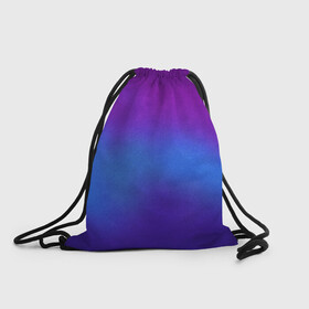 Рюкзак-мешок 3D с принтом Leather gradient в Тюмени, 100% полиэстер | плотность ткани — 200 г/м2, размер — 35 х 45 см; лямки — толстые шнурки, застежка на шнуровке, без карманов и подкладки | градиент | кожа | кожа градиент | кожанная куртка | синие тона | синий градиент | текстура