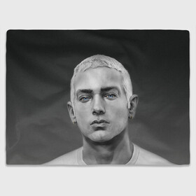 Плед 3D с принтом EMINEM | ЭМИНЕМ (Z) в Тюмени, 100% полиэстер | закругленные углы, все края обработаны. Ткань не мнется и не растягивается | Тематика изображения на принте: eminem | hip hop | rap | еминем | зарубежный реп | реп | рэп | эминем