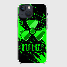 Чехол для iPhone 13 mini с принтом S.T.A.L.K.E.R.  NEON | СТАЛКЕР в Тюмени,  |  | game | stalker | stalker 2 | зона | игра | радиация | сталкер | сталкер 2 | чернобыль