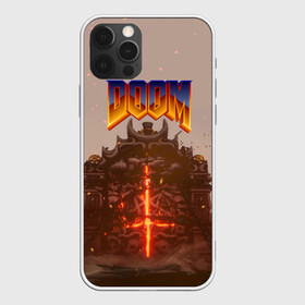 Чехол для iPhone 12 Pro Max с принтом DOOM | ДУМ (Z) в Тюмени, Силикон |  | demons | devil | doom | doom eternal | doom slayer | doomguy | hell | slayer | ад | вега | демоны | дум | икона греха | какодемон | манкубус | солдат рока | элементаль боли