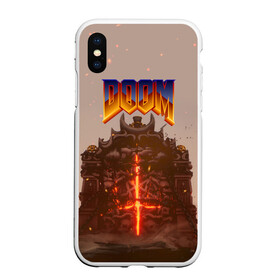 Чехол для iPhone XS Max матовый с принтом DOOM | ДУМ (Z) в Тюмени, Силикон | Область печати: задняя сторона чехла, без боковых панелей | demons | devil | doom | doom eternal | doom slayer | doomguy | hell | slayer | ад | вега | демоны | дум | икона греха | какодемон | манкубус | солдат рока | элементаль боли