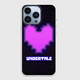 Чехол для iPhone 13 Pro с принтом UNDERTALE PURPLE HEART в Тюмени,  |  | sans | undertale | андертале | андертейл | игра | подземная история | подземная сказка | санс | сердце | ундертале