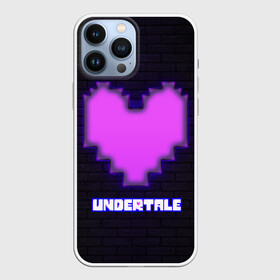 Чехол для iPhone 13 Pro Max с принтом UNDERTALE PURPLE HEART в Тюмени,  |  | Тематика изображения на принте: sans | undertale | андертале | андертейл | игра | подземная история | подземная сказка | санс | сердце | ундертале