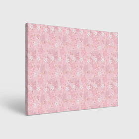 Холст прямоугольный с принтом Нежно розовые цветы с блеском в Тюмени, 100% ПВХ |  | блеск | блестки | детский | золото | малышам | нежно розовый | розовые цветы | розовый и золотой