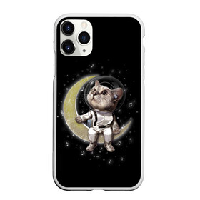 Чехол для iPhone 11 Pro матовый с принтом КОТИК НА ЛУНЕ в Тюмени, Силикон |  | astronawt | cat | dark | music | night | space | stars | астронавт | животные | звезды | звери | космонавт | космос | кот | котик | музыка | ночь | плеер | скафандр