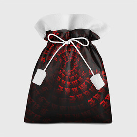 Подарочный 3D мешок с принтом Fumrre red в Тюмени, 100% полиэстер | Размер: 29*39 см | Тематика изображения на принте: drill. hip hop | game | pop | pop smoke | rap | smoke | street | дрилл | игра. улица | поп | поп смоук | реп | смоук | хип хоп