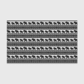Бумага для упаковки 3D с принтом Черно-белый узор слоны в Тюмени, пластик и полированная сталь | круглая форма, металлическое крепление в виде кольца | африканский | монохромный узор | орнамент | полосы | серый | серый и черный | слоны | этнический