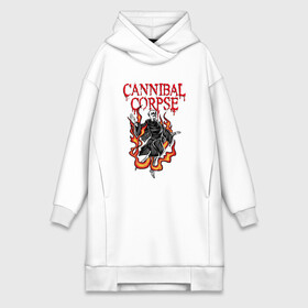 Платье-худи хлопок с принтом Cannibal Corpse | Труп Каннибала (Z) в Тюмени,  |  | cannibal | cannibal corpse | corpse | death metal | deathgrind | алекс уэбстер | брутальный дэт метал | дэт метал | дэтграйнд | пол мазуркевич | роб барретт | труп каннибала