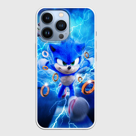 Чехол для iPhone 13 Pro с принтом SONIC | СИНИЙ ЁЖ (Z) в Тюмени,  |  | blaze the cat | hedgehog | sega | silver | sonic | speed sonic | быстрый ёж | ёж соник | метал соник | сега | сильвер | синий ёж | соник