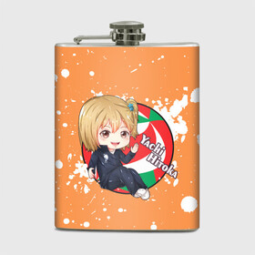 Фляга с принтом Yachi Hitoka | Haikyu | Волейбол (Z) в Тюмени, металлический корпус | емкость 0,22 л, размер 125 х 94 мм. Виниловая наклейка запечатывается полностью | Тематика изображения на принте: haikuu | haikyu | haikyuu | yachi hitoka | волейбол | сёё | сёё хината | спортивная манга | хайку | хайкю | хината