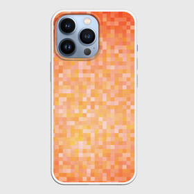 Чехол для iPhone 13 Pro с принтом Оранжевая пиксель абстракция в Тюмени,  |  | halloween | pixel art | абстракция | оранжевый | осенний | пиксели | пиксель арт | пиксельный | рыжий | хэллоуин