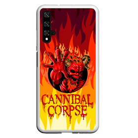 Чехол для Honor 20 с принтом Cannibal Corpse | Труп Канниба в Тюмени, Силикон | Область печати: задняя сторона чехла, без боковых панелей | cannibal | cannibal corpse | corpse | death metal | deathgrind | алекс уэбстер | брутальный дэт метал | дэт метал | дэтграйнд | пол мазуркевич | роб барретт | труп каннибала