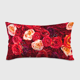 Подушка 3D антистресс с принтом Букет роз в Тюмени, наволочка — 100% полиэстер, наполнитель — вспененный полистирол | состоит из подушки и наволочки на молнии | большие | букет | девушкам | красивые | пышные | розы | цветы | яркие