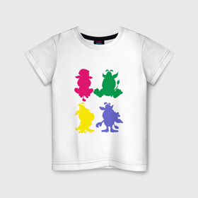 Детская футболка хлопок с принтом LOONY BOOBAЧУДИК БУБА в Тюмени, 100% хлопок | круглый вырез горловины, полуприлегающий силуэт, длина до линии бедер | booba | brownie | loony | боба | буба | домовой | чудик