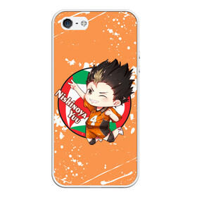 Чехол для iPhone 5/5S матовый с принтом Nishinoya Yuo | Haikyu | Волейбол (Z) в Тюмени, Силикон | Область печати: задняя сторона чехла, без боковых панелей | haikuu | haikyu | haikyuu | nishinoya yuo | волейбол | сёё | сёё хината | спортивная манга | хайку | хайкю | хината