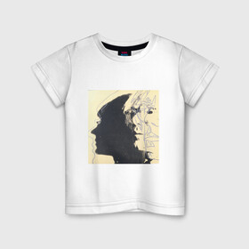 Детская футболка хлопок с принтом Andy Warhol art в Тюмени, 100% хлопок | круглый вырез горловины, полуприлегающий силуэт, длина до линии бедер | Тематика изображения на принте: andy | art | pop | warhol | арт | коллаж | поп | портрет | фото | художник