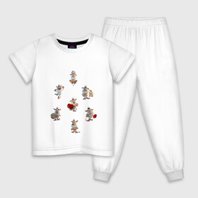 Детская пижама хлопок с принтом  Вooba эмоции  в Тюмени, 100% хлопок |  брюки и футболка прямого кроя, без карманов, на брюках мягкая резинка на поясе и по низу штанин
 | booba | буба | буба стикеры | домовенок | домовой | стикеры | эмоции