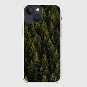 Чехол для iPhone 13 mini с принтом лес вечный в Тюмени,  |  | вечный | военный | деревья | камуфляж | лес | охотник | патриот | природа | россия | свобода | сибирь | солдат | тайга