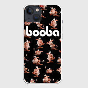 Чехол для iPhone 13 с принтом Booba в Тюмени,  |  | anime | booba | brownie | cartoon   tv series | childrens | different poses | inquisitive | mysterious character | аниме | буба | детский | домовой | загадочный персонаж | любознательный | мульт   сериал | разные позы