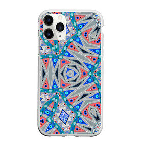 Чехол для iPhone 11 Pro матовый с принтом Серо-синий абстрактный узор  в Тюмени, Силикон |  | Тематика изображения на принте: абстрактный | асимметричный | креативный | молодежный | серый | синий | современный