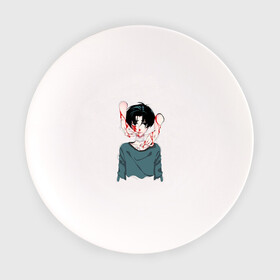 Тарелка с принтом Yoon Bum в Тюмени, фарфор | диаметр - 210 мм
диаметр для нанесения принта - 120 мм | Тематика изображения на принте: anime | killing stalking | manhwa | oh sangwoo | аниме | манга | манхва
