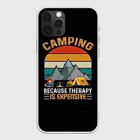 Чехол для iPhone 12 Pro Max с принтом Camping в Тюмени, Силикон |  | camp | camping | retro | travel | винтаж | интроверт | кемпинг | отдых | отпуск | приключение | ретро | социопат | туризм | турист | туристические | юмор