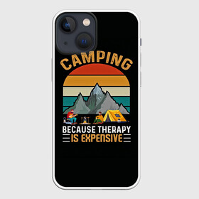 Чехол для iPhone 13 mini с принтом Camping в Тюмени,  |  | camp | camping | retro | travel | винтаж | интроверт | кемпинг | отдых | отпуск | приключение | ретро | социопат | туризм | турист | туристические | юмор