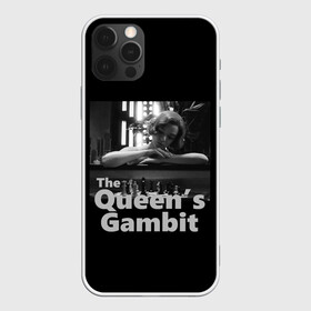 Чехол для iPhone 12 Pro с принтом Sad Queen в Тюмени, силикон | область печати: задняя сторона чехла, без боковых панелей | chess | serial | the queens gambit | аня тейлор джой | сериал | сериалы | ход королевы | шахматы | элизабет хармон