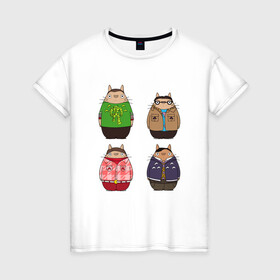 Женская футболка хлопок с принтом Big Bang Totoro в Тюмени, 100% хлопок | прямой крой, круглый вырез горловины, длина до линии бедер, слегка спущенное плечо | big bang theory | ghibli | japan | nature | neigbor | neighbour | totoro | анимация | аниме | гибли | друг | животные | лес | милый | миядзаки | мой сосед тоторо | мульт | мультфильм | природа | сосед | теория большого взрыва | тоторо