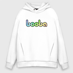 Мужское худи Oversize хлопок с принтом BOOBA LOGO | БУБА ЛОГО (Z) в Тюмени, френч-терри — 70% хлопок, 30% полиэстер. Мягкий теплый начес внутри —100% хлопок | боковые карманы, эластичные манжеты и нижняя кромка, капюшон на магнитной кнопке | Тематика изображения на принте: baby | booba | buba | gnom | logo | буба | гном | гномик | детям | для ребенка | лого | логотип | мультик | ребенку