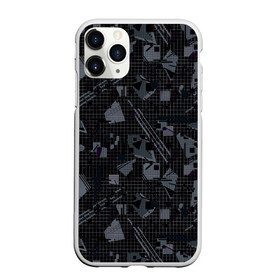 Чехол для iPhone 11 Pro матовый с принтом Темный серый узор мемфис в Тюмени, Силикон |  | абстрактный | геометрический | детский | клетка | клетчатый узор | линии | мемфис | популярный | современный | темно черный | школьный