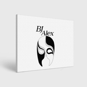 Холст прямоугольный с принтом Маска BJ Alex в Тюмени, 100% ПВХ |  | alex | bj | bj alex | алекс | ан джи вон | аниме | дживон | маска | сенен ай | стример