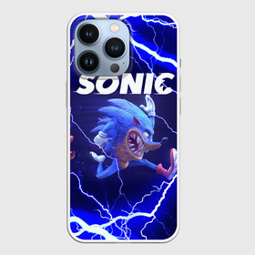 Чехол для iPhone 13 Pro с принтом SONIC | СОНИК (Z) в Тюмени,  |  | blaze the cat | hedgehog | sega | silver | sonic | speed sonic | быстрый ёж | ёж соник | метал соник | сега | сильвер | синий ёж | соник