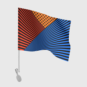 Флаг для автомобиля с принтом Комбинированный полосатый узор в Тюмени, 100% полиэстер | Размер: 30*21 см | абстрактный | геометрический | звезды | комбинированный | косые полосы | молодежный | полосатый узор | полосы | популярный | современный