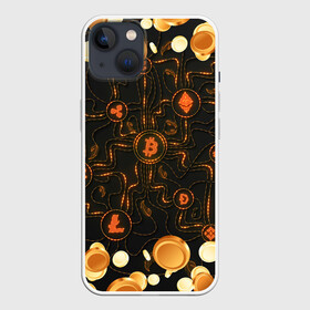 Чехол для iPhone 13 с принтом Криптовалюта | Crypto (Z) в Тюмени,  |  | binance coin | bitcoin | blockchain | btc | cardano | crypto | ethereum | litecoin | polkadot | tether | xrp | биткоин | блокчейн | валюта | деньги | криптовалюта | майнер | майнинг | цифровая валюта | цифровое золото | эфир