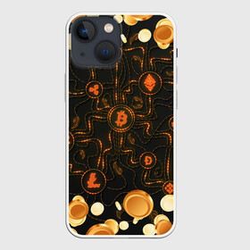 Чехол для iPhone 13 mini с принтом Криптовалюта | Crypto (Z) в Тюмени,  |  | binance coin | bitcoin | blockchain | btc | cardano | crypto | ethereum | litecoin | polkadot | tether | xrp | биткоин | блокчейн | валюта | деньги | криптовалюта | майнер | майнинг | цифровая валюта | цифровое золото | эфир