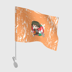 Флаг для автомобиля с принтом Yamaguchi Tadashi | Haikyu | Волейбол (Z) в Тюмени, 100% полиэстер | Размер: 30*21 см | haikuu | haikyu | haikyuu | yamaguchi tadashi | волейбол | спортивная манга | хайку | хайкю