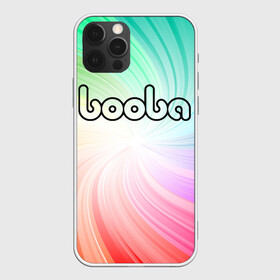 Чехол для iPhone 12 Pro с принтом BOOBA LOGO | БУБА ЛОГО (Z) в Тюмени, силикон | область печати: задняя сторона чехла, без боковых панелей | baby | booba | buba | gnom | logo | буба | гном | гномик | детям | для ребенка | лого | логотип | мультик | ребенку