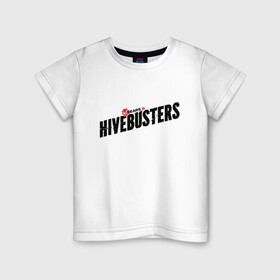 Детская футболка хлопок с принтом Hivebusters в Тюмени, 100% хлопок | круглый вырез горловины, полуприлегающий силуэт, длина до линии бедер | game studios | games | gears | hivebusters | xbox | иллюстрация