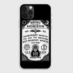 Чехол для iPhone 12 Pro Max с принтом Bring Me the Horizon Уиджи в Тюмени, Силикон |  | Тематика изображения на принте: bmth | bring me the horizon | horizon | группы | доска уиджи | музыка | рок