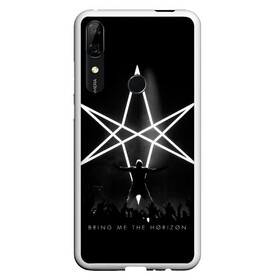 Чехол для Honor P Smart Z с принтом Bring Me the Horizon концерт в Тюмени, Силикон | Область печати: задняя сторона чехла, без боковых панелей | bmth | bring me the horizon | horizon | группы | музыка | рок