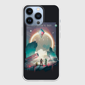 Чехол для iPhone 13 Pro с принтом NMS Next в Тюмени,  |  | game | games | no mans sky | no men sky | space | выжывалка | игра | игры | космические корабли | космический корабль | космос | ноу менс скай | планеты | путешествие | путешествия