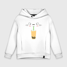 Детское худи Oversize хлопок с принтом Totoro Drink в Тюмени, френч-терри — 70% хлопок, 30% полиэстер. Мягкий теплый начес внутри —100% хлопок | боковые карманы, эластичные манжеты и нижняя кромка, капюшон на магнитной кнопке | Тематика изображения на принте: ghibli | japan | nature | neigbor | neighbour | totoro | анимация | аниме | гибли | друг | животные | лес | милый | мир | миядзаки | мой сосед тоторо | мульт | мультфильм | природа | сок | сосед | сусуватари | тоторо | хаяо