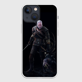 Чехол для iPhone 13 mini с принтом The Witcher в Тюмени,  |  | geralt | the witcher | wild hunt | witcher 3 | ведьмак | ведьмак 3 | геральт | дикая охота