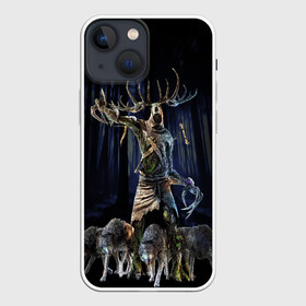 Чехол для iPhone 13 mini с принтом Leszy в Тюмени,  |  | leshy | leszy | the witcher | wild hunt | witcher 3 | ведьмак | ведьмак 3 | волки | дикая охота | леший